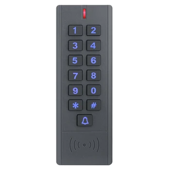 1 Бр DC12V 125 khz RFID Клавиатура за Контрол на Достъпа Водоустойчив IP67 Контролер Входната Врата С Безконтактен Достъп 1000 Потребители Със Сигнал Wiegand