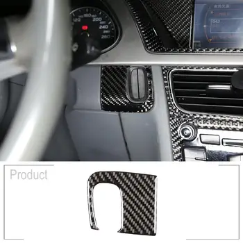 1 бр. Мека Рамка За Автомобилния Ключ От Въглеродни Влакна, 3D интериорни Аксесоари, Стикер За Audi A4L/A5 2009-2016