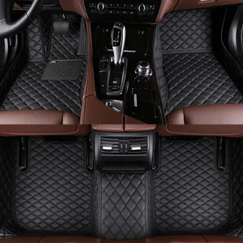 Автомобилни постелки с с особено право на горивото RHD/LHD за Mercedes W222 S Class-Кожени килими за 5-ти седалки, 3D автоковрики, аксесоари