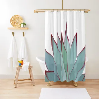 Елегантна завеса за душ с ресни от агаве, Хубаво завеса за душ, аксесоари за баня