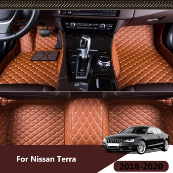 Обичай за Nissan Terra 2020 2018 2019 Автомобилни постелки за пода на Килими Автокъщи Калъфи и Аксесоари за подреждане на автомобилни резервни части, Кожено табло