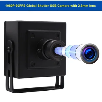 Уеб-камера с висока разделителна способност с глобалното затвор 1920x1200 90 кадъра в секунда 1080P от USB-камера за бързо снимане