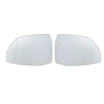 1 чифт Автомобилни Предните Огледала за Обратно виждане С Подгряване, Стъклени лещи за Audi Q5 2015-2017 Q7 2017-2021 4M0857535 4M0857536