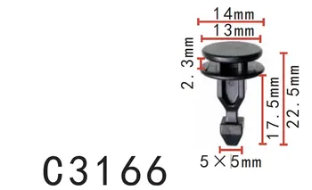 10/50/100x OEM-скоба за закрепване на заключващия механизъм на капака Ребра на двигателя на Honda 91547-TZ5-А02