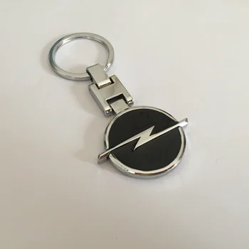 1бр 3D метален ключодържател от кола на Opel, лого, емблема, ключодържател, иконата за Astra Mokka Insignia Zafira Corsa Tigra