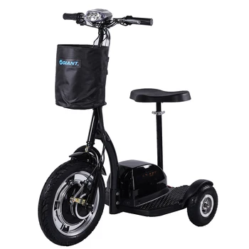 3-колесни електрически скутер zappy със седалка за инвалиди