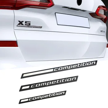 3D ABS Емблемата на Състезания В Задния Багажника на Колата на BMW M1 M2 M3 M4 M5 M6 X1 X2 X3 X4 X5 X6 M Етикети За Състезания Аксесоари