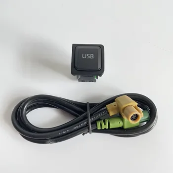 OEM RCD510 RNS315 USB Cap Входен Конектор Повърхностен Теглене Кабели За VW Golf MK6 VI 6 Passat, Jetta 5KD 035 726 A