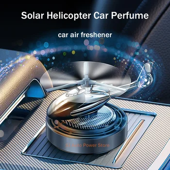 Авто освежители за въздух на слънчева батерия, Въртяща се перка на хеликоптер, интериорни Аксесоари, авто Аромати, Бижута за парфюмерного дифузьор