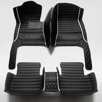 Автомобилни стелки от кожа НАПА Само за BMW F30 Висококачествени дропшиппинговые накладки за краката, автоаксесоари, килими за интериора, подложки