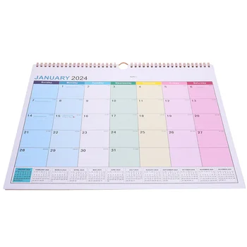 Английски стенен календар; Месечна окачен календар; Домашен голямо бюро; Месечна офис за домашния офис; Хартиена график; Бележка за годишното планиране.