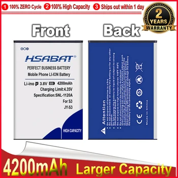 Батерия HSABAT 4200mAh висок капацитет JY S3/JY-S3 за батерията, JIAYU S3 безплатна доставка + номер за проследяване