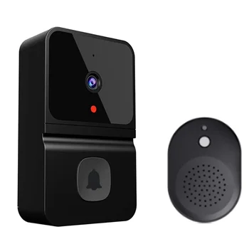 Безжична камера за видеодомофон с wi-fi перезвоном, домофон HD нощно виждане WiFi, акумулаторна батерия звънец за сигурност