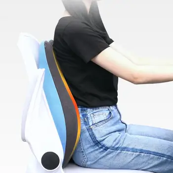 Възглавница за облегалка на седалката на водача, въздушна възглавница за подкрепа на гърба за офис стол, ергономична възглавница за подкрепа на долната част на гърба от пяна с памет ефект от болки в гърба