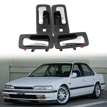 Вътрешна дръжка врата Предна Задна лява дясна комплект за Honda Accord CB7 1990-1994 за стайлинг на автомобили