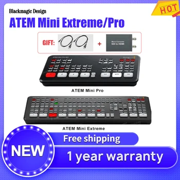 За Blackmagic Design ATEM Mini Extreme ATEM Mini Pro ATEM Mini HDMI-съвместим преминете на преки предавания с няколко режима на гледане и запис