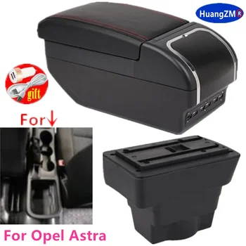 За Opel Astra Подлакътник За Opel Astra J Авто подлакътник на Централната Кутия за съхранение на Модернизация на интериора Зареждане чрез USB аксесоари за Автомобили