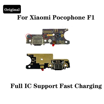 За Xiaomi PocoPhone F1 Нова Оригинална Док-станция за Бързо зареждане на USB Type-C Конектор Микрофон Сигналната Печатна платка резервни Части За Ремонт на