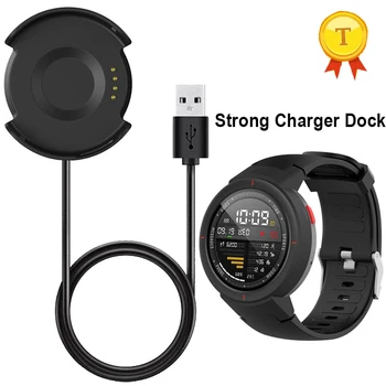 Кабел за зарядно устройство на смарт часа докинг станция за гривна Xiaomi Huami Amazfit Verge lite Verge 3 Smart watch USB кабел за зареждане и Адаптер База