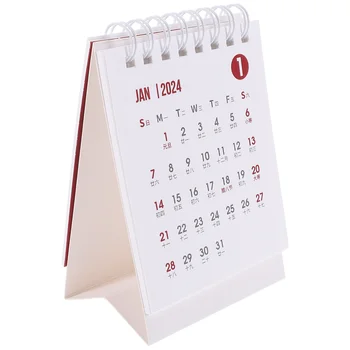 Карманное офис украса за рожден ден за момиче, удобен настолен календар, на хартиен мини