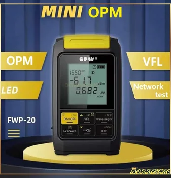 Мини-4 В 1 Мултифункционален Измерване на Оптична Мощност Визуален Дефектоскоп Мрежов Кабел Тест Тестер Оптични Влакна 1 MW 20 MW 30 MW VFL
