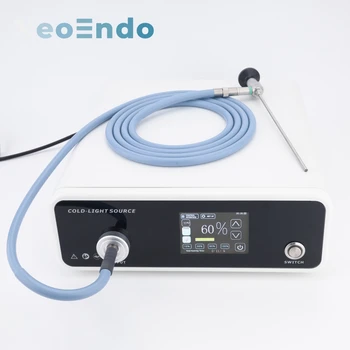 Мощност здравно led ендоскоп Hihg с мощност 200 W, източник на студена светлина, подобрена система за подсветка на ендоскоп висока яркост