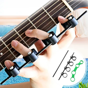 Музикален инструмент, 2 броя, эспандер за пръсти, тренажор за ръце, китара, аксесоари за тренировка на начинаещи, инструмент за тренировка, аксесоари от ABS-пластмаса