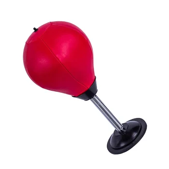 Настолна, светът бокс круша С малко вендузата, круша топка за облекчаване на стреса, мини-топка за дома или офиса