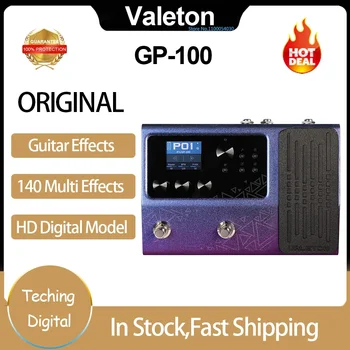 Оригинален мультигитарный процесор ефекти Valeton GP-100, 140 вградени петлителей ефекти, многоезичен педала на изразяване на мнение, Градиентный цвят