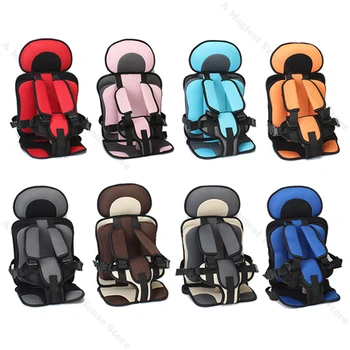 Подложка за детска седалка от 6 месеца до 12 години, дишащи подложки за столове, възглавници за детски седалки, Регулируема възглавница за седалка на колички