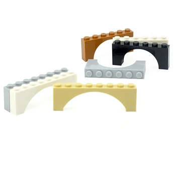 Съвместими Събрание Particles 3308 16577 Arch Bridge Blocks 1x8x2 Строителни Блокове САМ Развиване на Творчески Играчки За Деца