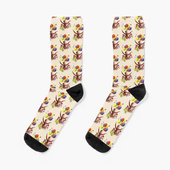 Чорапи за рожден ден Любопитни George, забавни подаръци, определени чорапи essential, чорапи happy socks, женски мъжки чорапи
